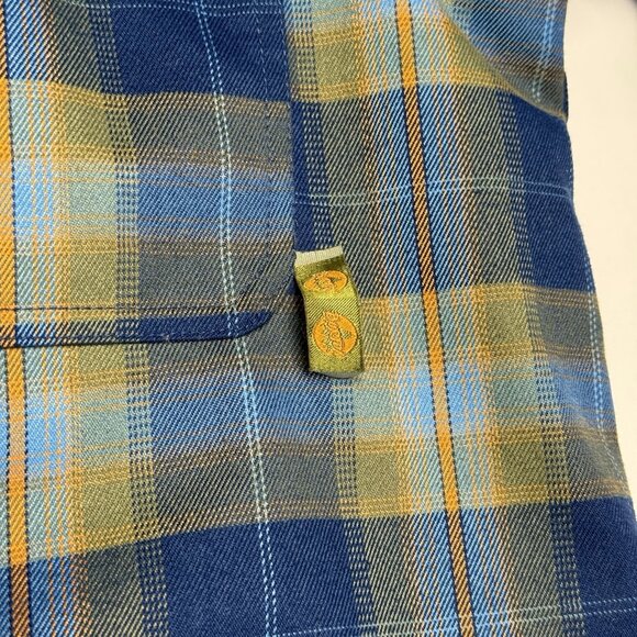 Burton Snowboard Jacket Youth XL (18) 21x28.5 Blue/Green Plaid Dry Ride - Picture 4 of 12